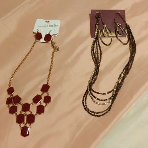 Two piece set jewelry